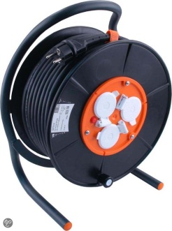 EXTENSION CABLE on reel, 3G2.5²/30m, IP44/EUR