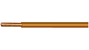 WIRE rigid, copper, 1.5mm², brown, per metre