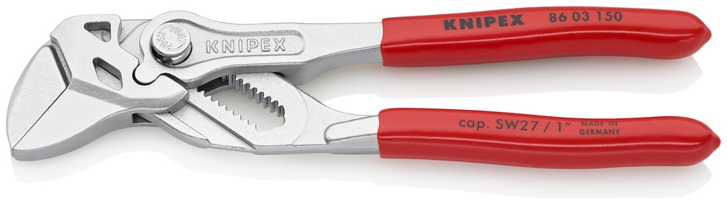 MULTIGRIP PLIERS opening 27mm, Knipex 86-03-150
