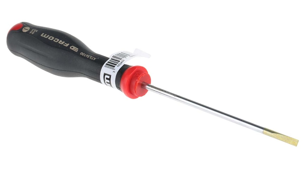 SCREWDRIVER flat, milled bl., 3.5x100mm, isoryl, AT3.5X100