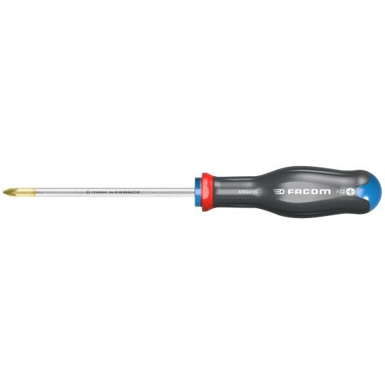 SCREWDRIVER Pozidriv, PZ2x125mm, round blade, ATD2X125