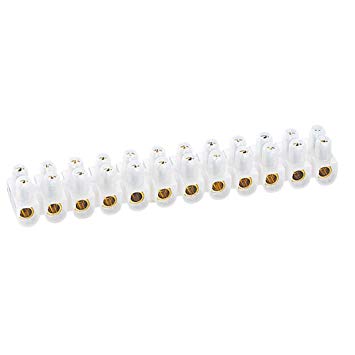 CONNECTION STRIP Nylbloc type, 4mm², strip of 12 pcs