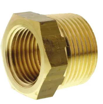 REDUCER COUPLING threaded, brass, ¾"-¼", MxF