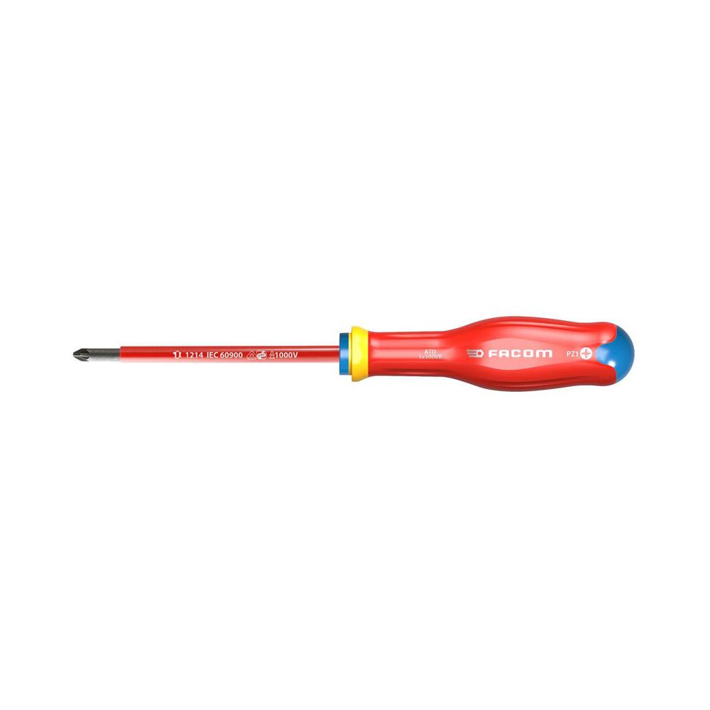 SCREWDRIVER Pozidriv, PZ0x75mm, ins. 1000V, ATD0X75VE