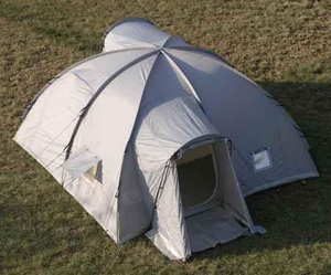 FAMILY TENT dome type, 16m², with 2 porches