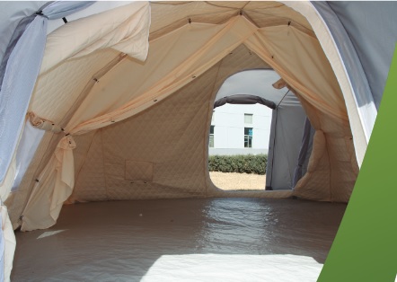 (16m² dôme) MODULE D'HIVER, tente interne + tapis de sol