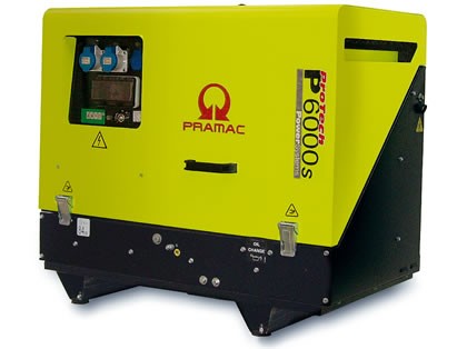 GENERATEUR (Pramac P6000s) 5,5kVA 230V 50Hz, diesel, inso.