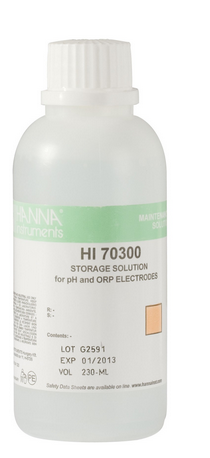 (HI 98129) SOLUTION STOCKAGE électrode (HI 70300M) 230ml btl