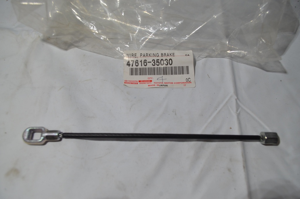 CABLE parking brake, inside drum, RR, HZJ78/79