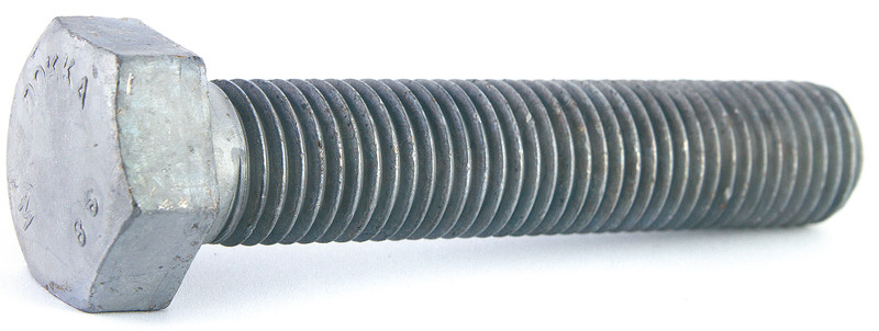 BOLT, galvanised, M8x40mm, hexagonal head