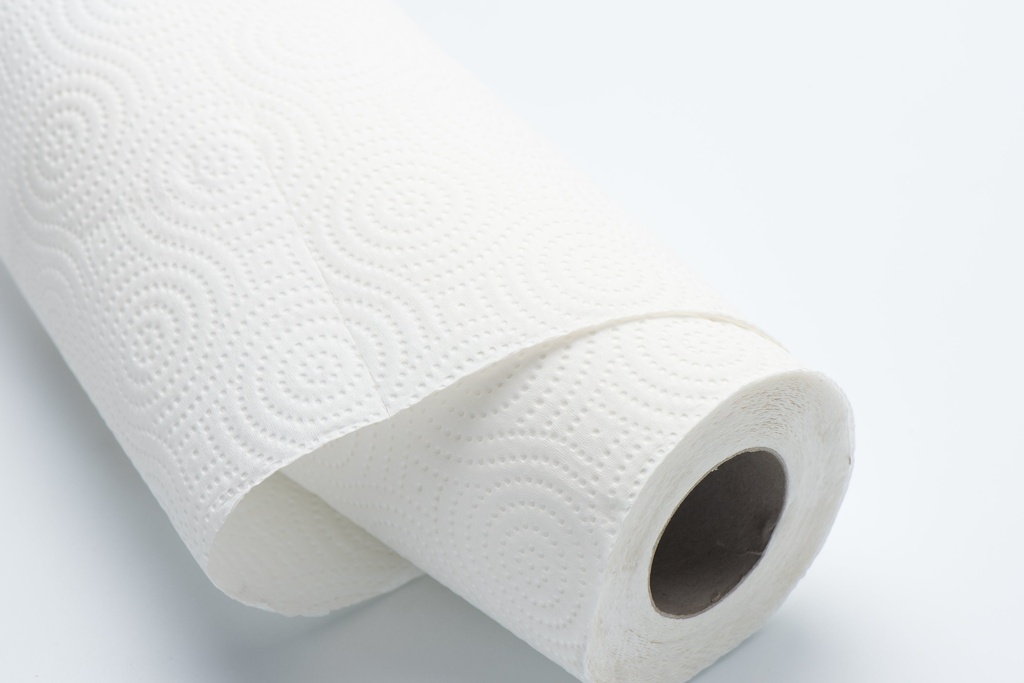 KITCHEN PAPER, 24cm, blanc, roll