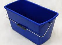 BUCKET, plastic, 10l, rectangular