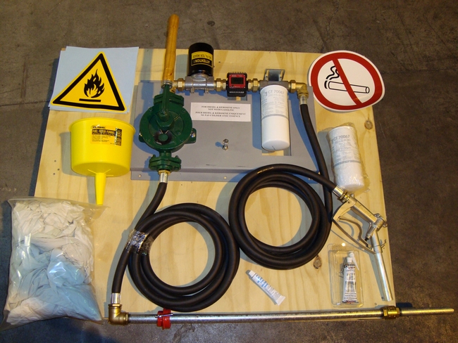 KIT, MANUAL FUEL DELIVERY and FILTRATION