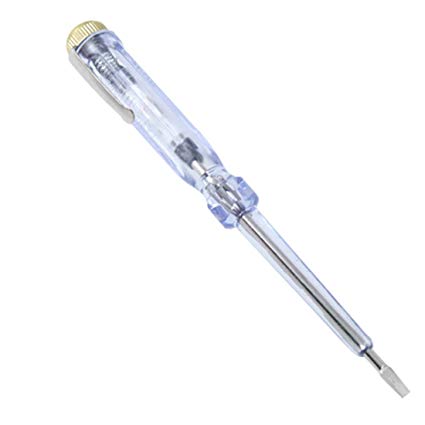 VOLTAGE DETECTOR screwdriver, 100-500VAC, 3x35mm + clip