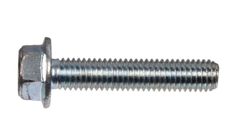 SCREW toothed flange, zinc plated, M8x20mm, hex. head