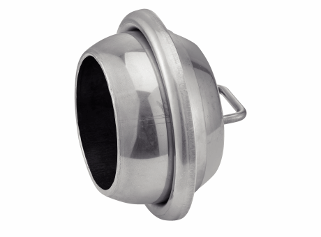 CAP, galvanised, Ø 3", male, for spherical joint