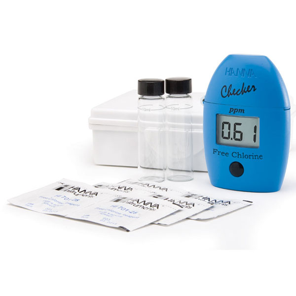 MINI-PHOTOMETER CHECKER (HI 701) free & complete chlorine