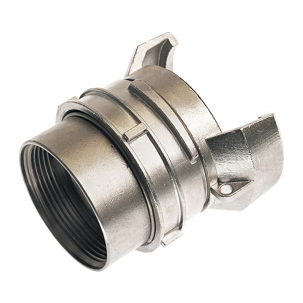 SYMMETRICAL HALF-COUPLING, 2", female threaded + lock