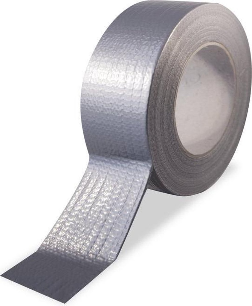 TAPE adhesive, reinforced, 50mmx66m, grey, roll