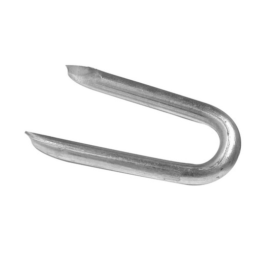 NAIL U-shape, galvanised steel, 25mm or 1", per kg