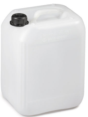 JERRYCAN, plastique alimentaire, 25l + bouchon vis