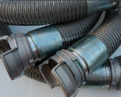 SPIRAL HOSE, 1", 10m + 2 half-couplings + lock