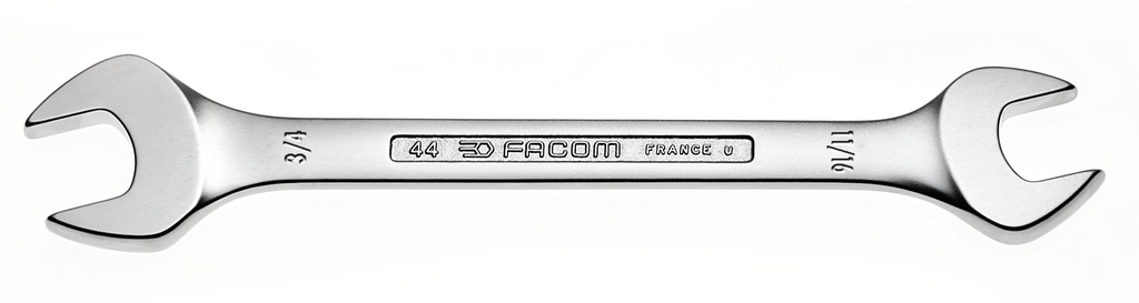 OPEN-END WRENCH, 13/16" & 7/8", in inches, 44.13/16X7/8