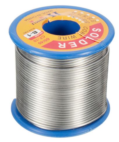 TIN SOLDER, Sn 60%, Ø1.5mm, 500g, rasin core, roll