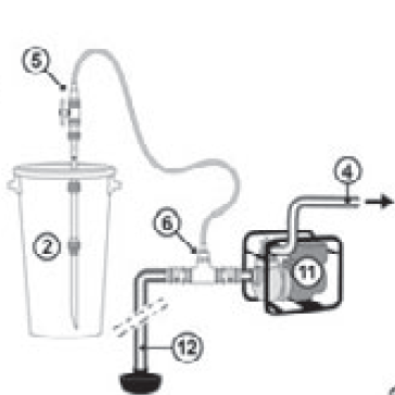 MODULE DOSEUR LATERAL D'ASPIRATION, débit 15-150 litres/h