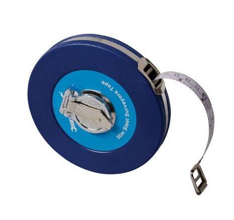 TAPE MEASURE closed body, 30m, anticorrosion class II