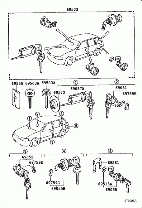 CYLINDER SET AND LOCK EE106