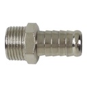 RACCORD fileté male, ¼", annélé pour tuyau 8mm