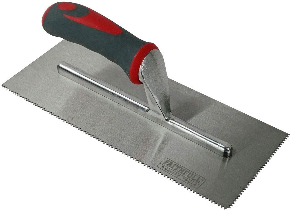 NOTCHED TROWEL, V toothing #4, 30cm, for gluing