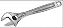 ADJUSTABLE WRENCH, chromed, 12", max 34mm, 306mm, 113A.12C