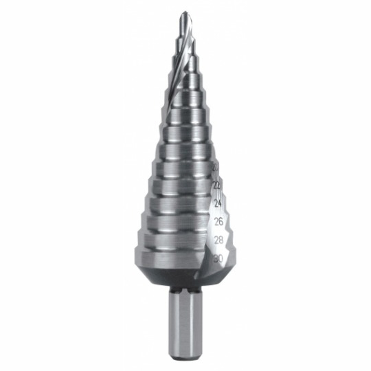 STEPPED DRILL BIT, Ø6-38mm, for steel, 229A.ST3