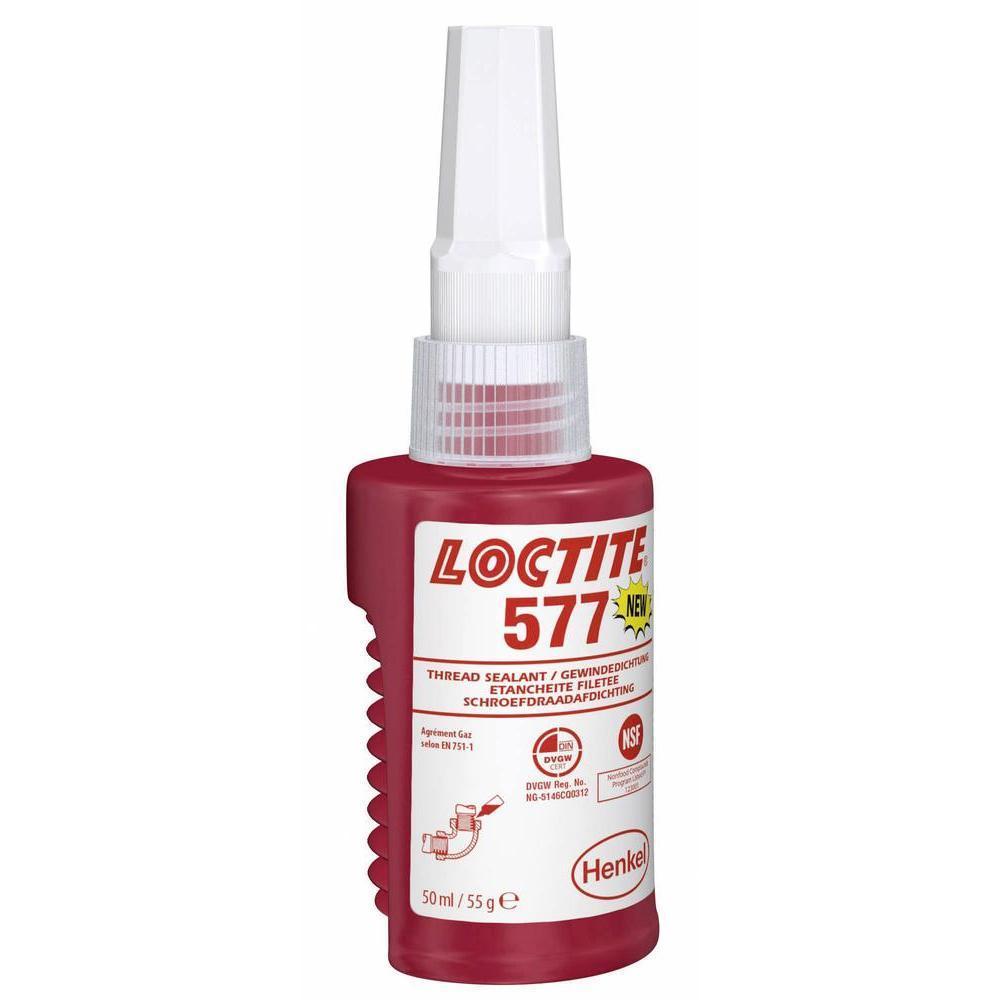 ENDUIT FILET (Loctite 577) 50ml, moyen, jaune, btl