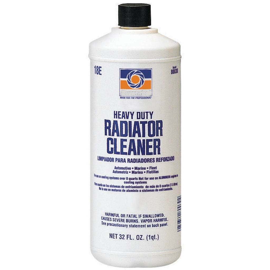 CLEANING LIQUID, for radiator, tin