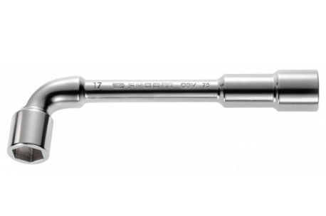 OPEN-SOCKET WRENCH 6x6 point 90°, 6mm, metric, 75.6