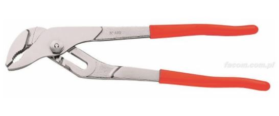 MULTIGRIP PLIERS, chrome, opening 36mm, PVC grips, 480.ECG