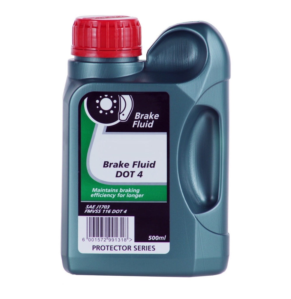 BRAKE FLUID, 0.5l, DOT4, can