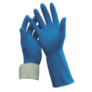 GLOVES cleaning, rubber, size M, reusable, pair