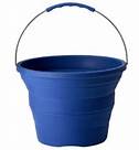 BUCKET, plastic, 10l, foldable