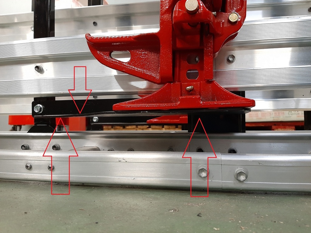 (HZJ78) HIGH-LIFT JACK SUPPORT bottom part, for roof rack