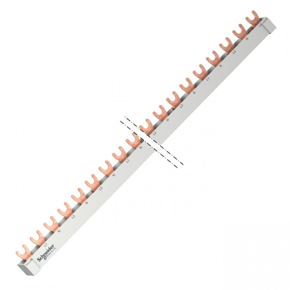 (disj. mod.) PEIGNE RACCORDEMENT, 4P, NL1NL2NL3, 57 mod 1m