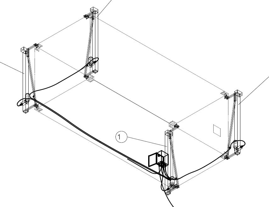 (MUST2) KIT, SHELTER LIFTING SYSTEM 260 (HETEK), electric