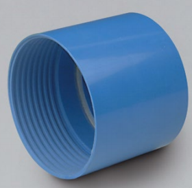 (borehole) PLUG threaded F, PVC, 4"½ 125mm NP12.5