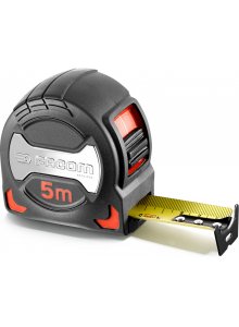 TAPE MEASURE, 5m, grip case, resistant, 897A.528