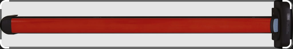 (Containex) BARRE ANTI-PANIQUE ROUGE, long. 1150mm