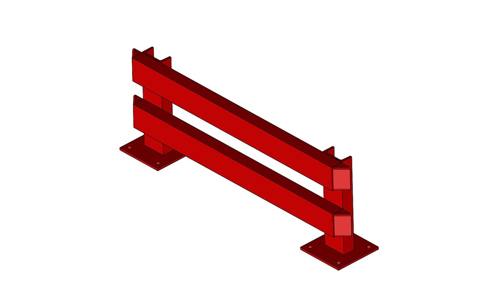 (AR racking) COMPLETE LATERAL 1 FRAME PROTECTION L:1100mm