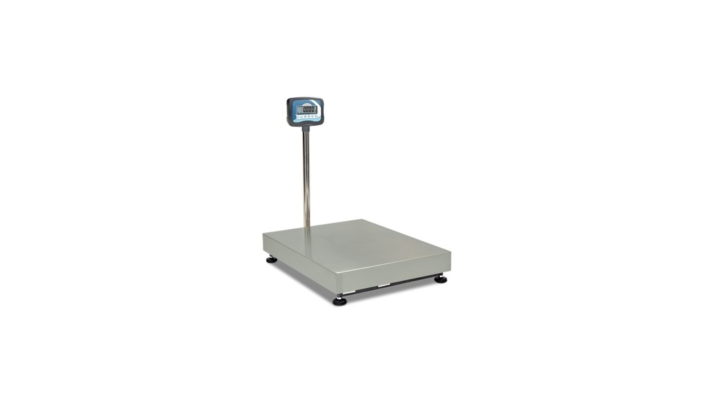 SCALE electronic, max. 150kg, platform 520x420mm, IP54